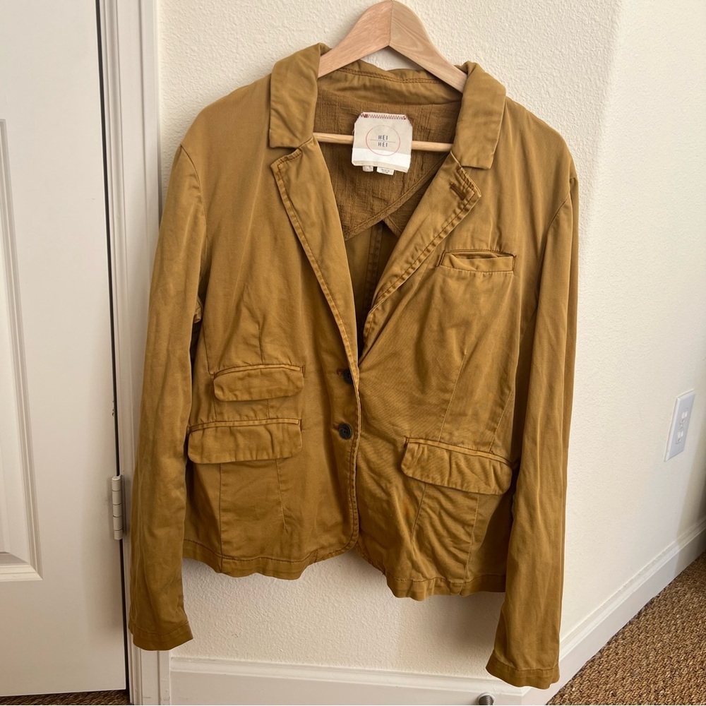 Cotton blazer from Hei Hei (Anthropologie) Sz L